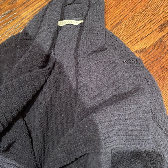 Blue knit cardigan - Picture 2 of 4